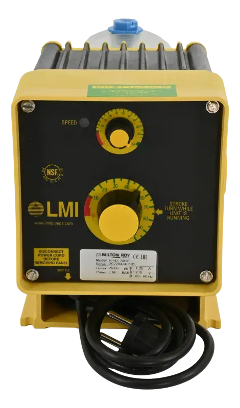 LMI B Adagolószivattyú Vezérelhető 9,5 ℓ/h 6,9 bar Akril/PVDF/Aflas