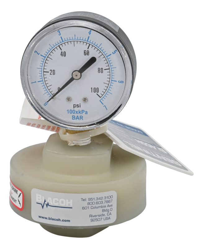 Elválasztott manométer PP/Teflon