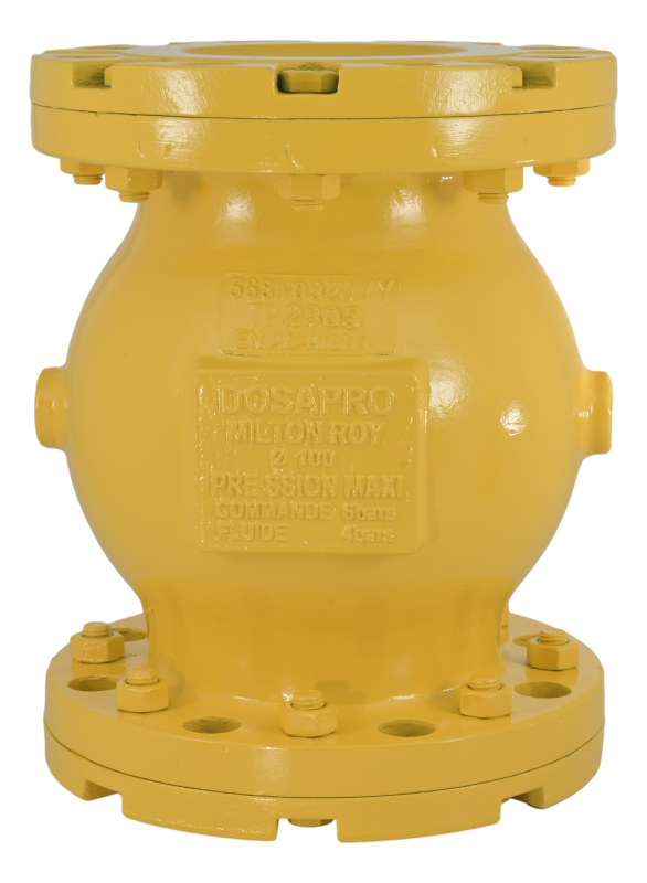 PIC szelep DN100 természetes gumi