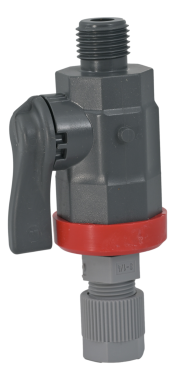 PVC gömbcsap 6x8mm-1/4