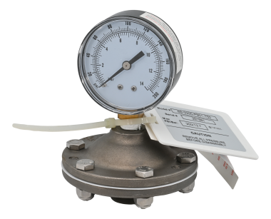 Elválasztott manométer SS/Teflon